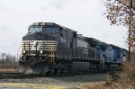 NS 9344 leads at northbound train towards Pomona tower